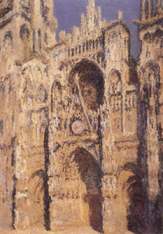 Rouen Cathedral,portrait of Sint-Romain-s Tower, Claude Monet